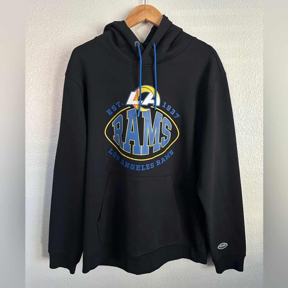 Los Angeles Rams NFL HUGO BOSS Hoodie Black Stafford Puka Nacua Men’s Size XL